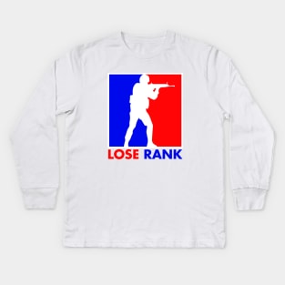 LOSE RANK Kids Long Sleeve T-Shirt